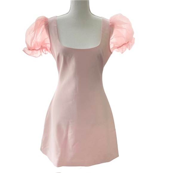 Likely Womens Powder Pink Easter Dress Soft Girl Era Pastel Pink Feminine Size 6 - Picture 1 of 14